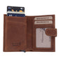 MERCANO® Leder-Geldbörse mit Flipcase, RFID-Schutz, 10 Kartenfächern, Schein- und Münzfach | Für Damen und Herren