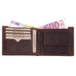 MERCANO® braune Herren Geldbörse aus Leder mit RFID-Schutz | 10 Kartenfächern | 2 Scheinfächern | Münzfach | #W02ML