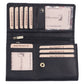 MERCANO® Damen Geldbörse aus Leder mit RFID-Schutz | 11 Kartenfächern | 3 Scheinfächern | Münzfach | #JL01